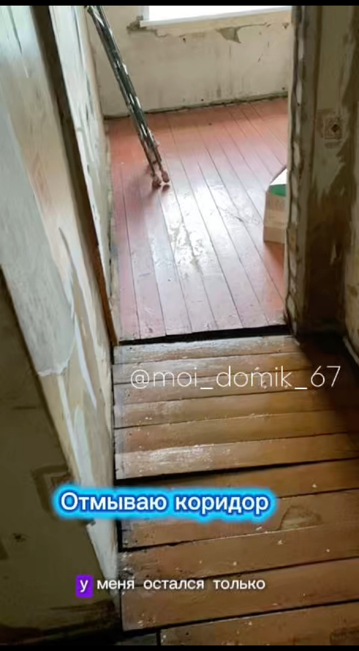moi_domik_67 в LOOKY. #дом,#дача,#уборка. Отмываю коридор #дом...