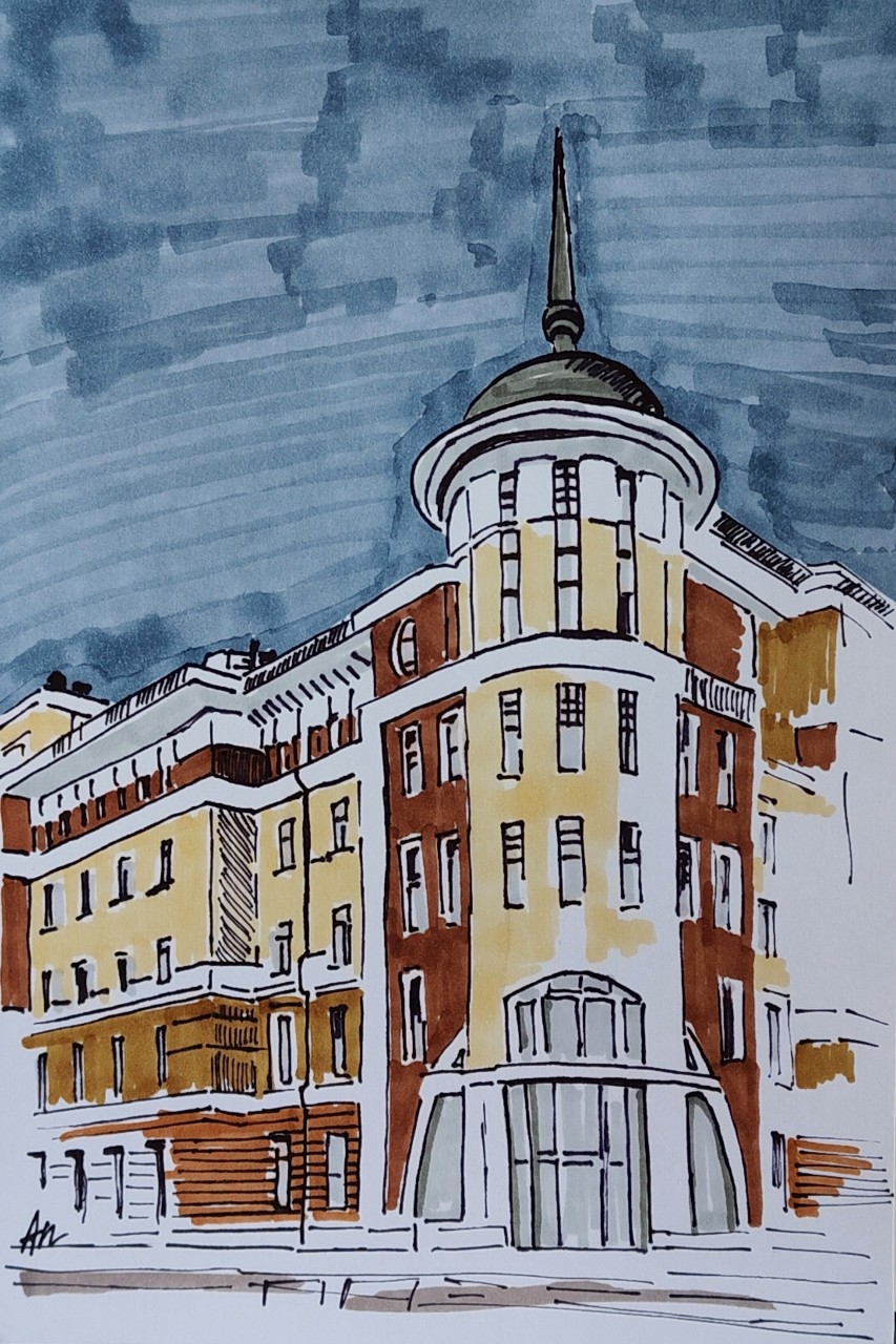 Мастерская художницы An в LOOKY — [#скетч ](скетч)#рисунок #творчество #художник #маркеры #арх