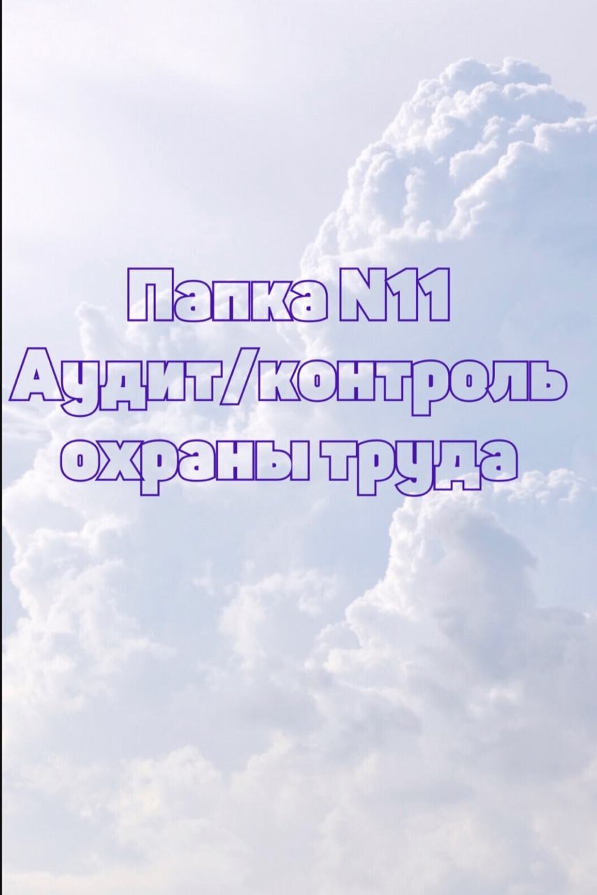 1	Пакет НПА, предъявляющих требования охраны труда в организации ИПКО РАН;	 
2	Набор локальных документов, предъявляющих требования согласно особенностям ее деятельности;	 
3	Политика в области охраны труда предприятия;
4	Стандарт предприятия «Организация и проведение аудитов»;	 
5	Приказ о проведении внутреннего аудита;	 
6	Приказ о назначении руководителя аудиторской
разделений или привлечении внешних экспертов;
7	Программа проведения внутреннего аудита;
8	План проведения внутреннего аудита;	 
9	Пакет контрольных листов по проведению аудита, согласно целям аудита;	 
10	Листы несоответствия;	 
11	Протоколы несоответствий;	 
12	План корректирующих мероприятий;	 
13	Программа действий по устранению несоответствий;	 
14	Отчет о результатах проведения аудита;	 
15	Журнал регистрации отчетов о результатах внутренних аудитов на объектах;	 
16	Реестр (журнал) регистрации материалов внутренних аудитов в организации.

#охранатруда #аудит