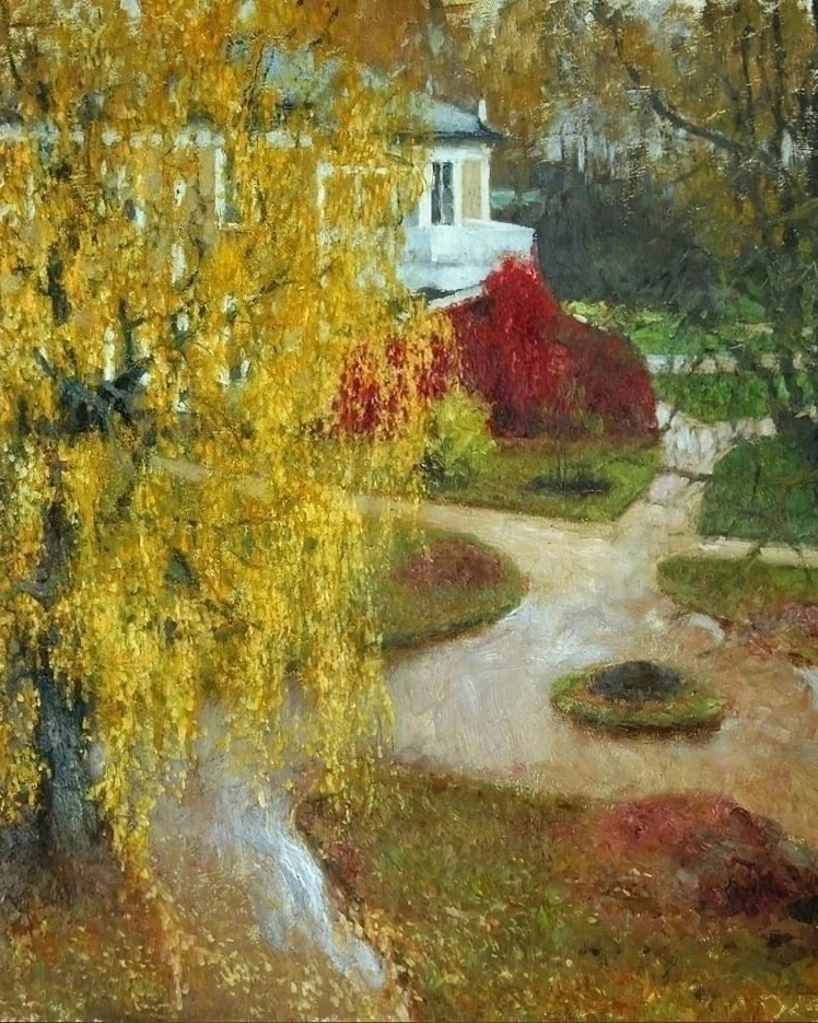 Looky_47 в LOOKY — Художник Грабарь Игорь Эммануилович. "Золотые листья", 1901
