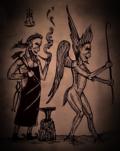Jarnsalurinn в LOOKY. #ремесло,#кузец,#pagan,#viking,#withcraft. Умудряетъ Богъ слепц...