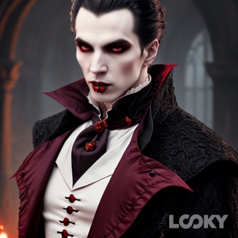 Looky_1700760885205 в LOOKY. #Хэллоуин_вампир,#LOOKY_нейронка. #Хэллоуин_вампир #LO...