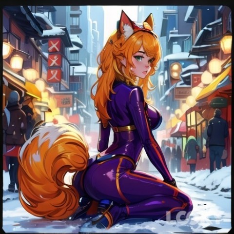 Aleikhan в LOOKY. #Комикс,#LOOKY_нейронка,#арт,#девушка,#лиса,#fox,#neiroart,#art. #Комикс #LOOKY_нейро...