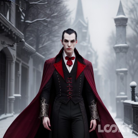 Looky_1698063302762 в LOOKY. #Хэллоуин_вампир,#LOOKY_нейронка. #Хэллоуин_вампир #LO...