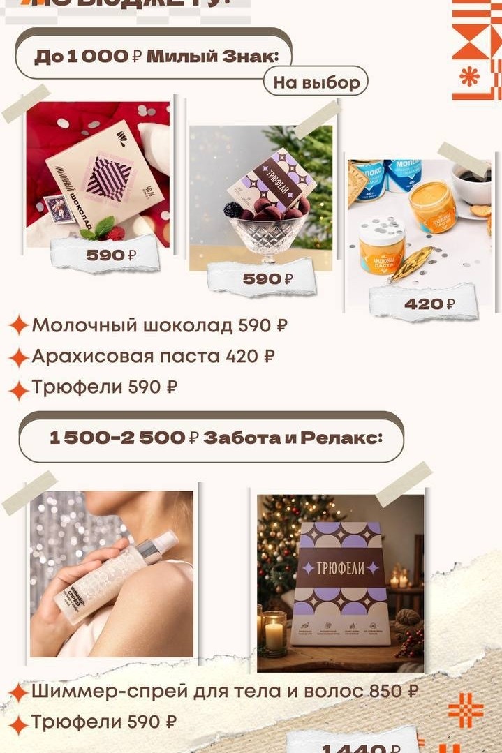 Подарки к Новому году