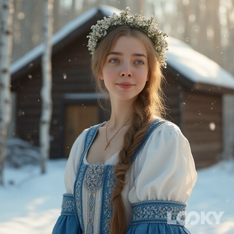 Angel48 в LOOKY. #Русская_зима,#С_корабля_на_бал,#LOOKY_нейронка. #Русская_зима #С_кор...