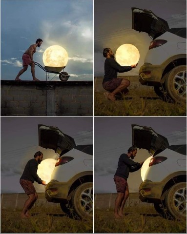 Wonder Bros в LOOKY. . Movable moon