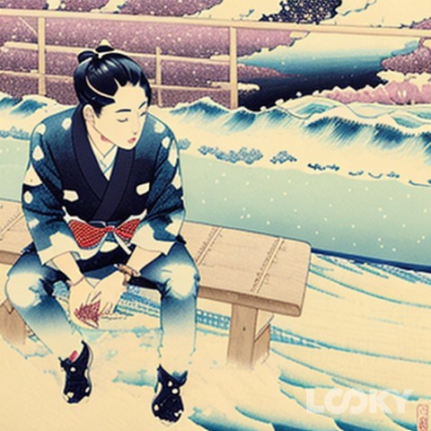 Lookeeper в LOOKY. #Hokusai,#LOOKY_нейронка. #Hokusai #LOOKY_нейр...