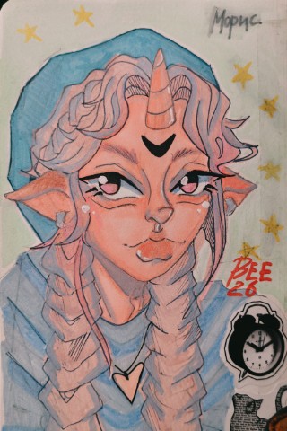 BEE в LOOKY. #арт,#oc,#art,#sketch,#sketchbook. Морис

#арт #oc #art...