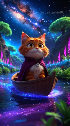 Евгений в LOOKY. #кот,#нейросеть. Кошачье приключение ...