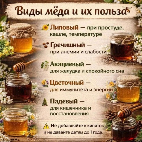 mulenokolesiasergeevna в LOOKY. . Виды мёда и чем они ...