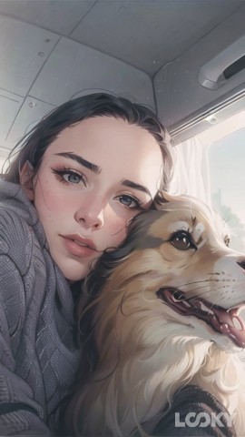 Looky_1700306616654 в LOOKY. . Фото с песелем🥰