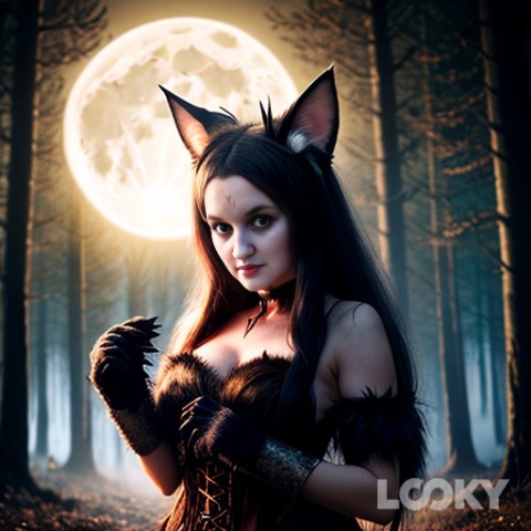 iolantamalina in LOOKY. #Хэллоуин_оборотень,#LOOKY_нейронка. #Хэллоуин_оборотень ...