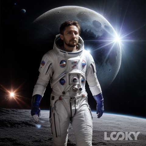 Knight of Light в LOOKY. #Космонавт,#LOOKY_нейронка. #Космонавт #LOOKY_не...