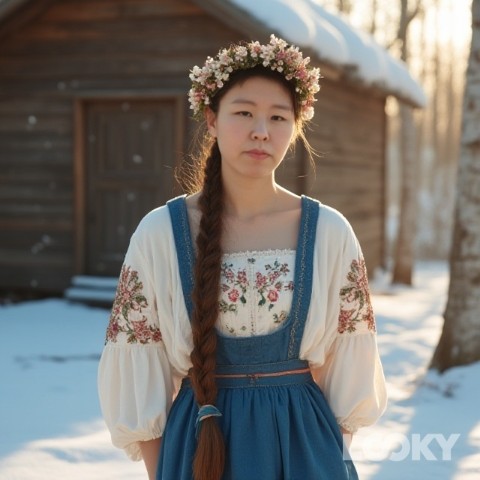 An_Angel_from_Hell в LOOKY. #Русская_зима,#Плакат_победы,#В_стране_чудес,#LOOKY_нейронка. #Русская_зима #Плака...