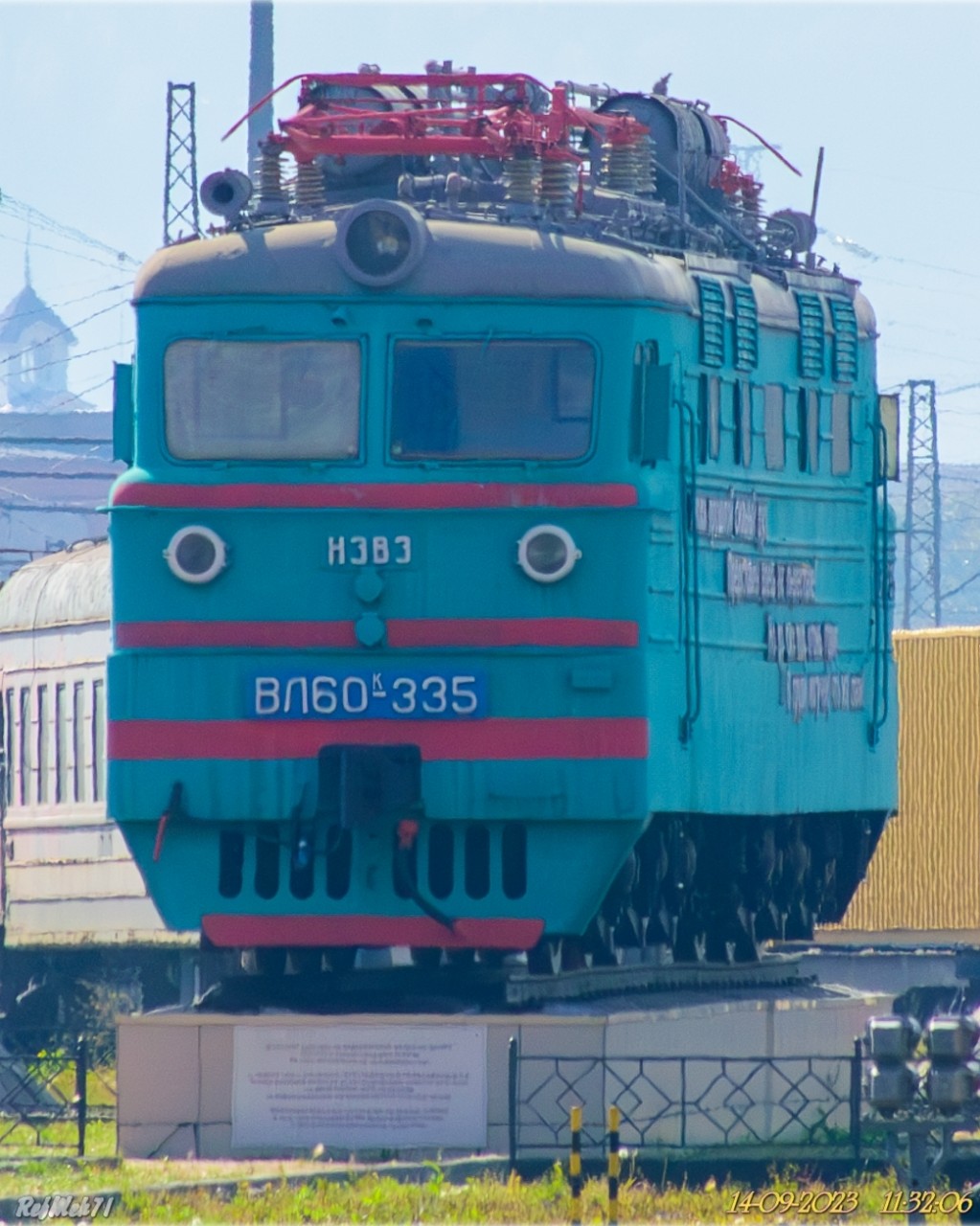 refmeh71 в LOOKY — Электровоз-памятник ВЛ60К-335 станция Красноярск Красноярска