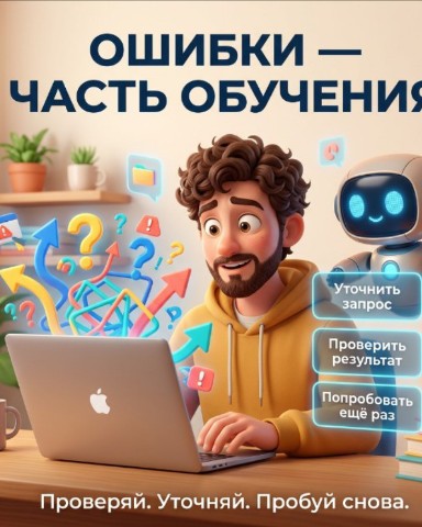 Наталья в LOOKY. #ДеньНеудач,#Нейросети,#ИскусственныйИнтеллект,#ИИДляНовичков,#ОшибкиЭтоОпыт,#ПолезныеСоветы,#КонтентСИИ,#УчимсяВместе,#ЦифровыеНавыки,#НейросетиДляВсех. День неудач: праздни...