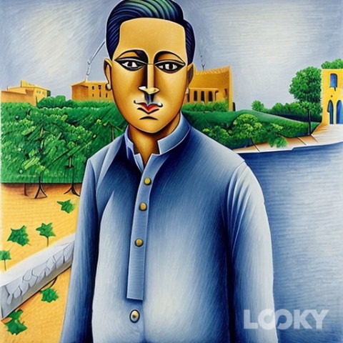 Husnain в LOOKY. #Picasso,#Chagall,#LOOKY_нейронка. #Picasso #Chagall #L...