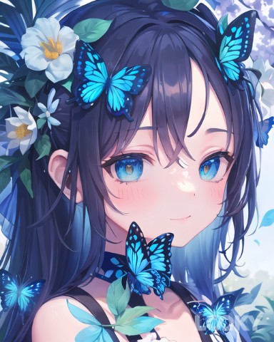 HoneyMilkTea в LOOKY. #Аниме,#LOOKY_нейронка,#girl,#anime,#animegirl,#face,#kawaii,#kawaiigirl,#cute,#cutegirl,#blue,#butterfly,#flowers,#blueeyes,#девушка,#анимедевушка,#милашка,#милаядевушка,#лицо,#няшка_милашка,#голубой,#бабочки,#цветы. #Аниме #LOOKY_нейрон...