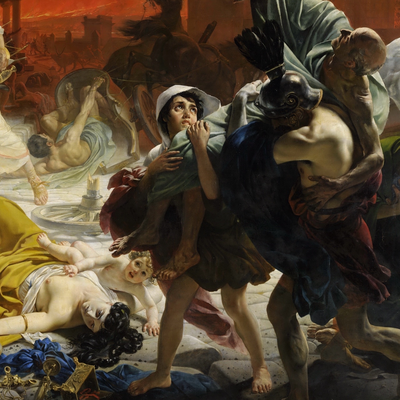 Картина "Последний день Помпеи" Карла Брюллова , 1833 

✨ Друзья, представляю вашему вниманию одно из самых известных произведений искусства XIX века. Этот шедевр живописи до сих пор вызывает у зрителей восторг и восхищение.

🖼️ Особенностью картины является ее огромный размер и детализация. 

🏛️ Картина была написана Брюлловым под впечатлением после посещения раскопок, и от масштаба увиденных разрушений. Место действия улица Гробниц.

✨ Брюллов писал до изнеможения, художника буквально выносили из мастерской без сил и энергии.  каждый мазок, каждый штрих этой картины проработаны до мельчайших деталей. 

🌋Взгляд на эту картину захватывает и погружает зрителя в атмосферу страшного и загадочного события - последнего дня жизни древнего города Помпеи, погребенного под пеплом в результате извержения вулкана Везувий. Люди в ужасе, в их взгляде только страх и безнадежность. Бегут и пытаются спастись, хаос, животные неуправляемы, и вот они спасители с одной стороны и мародеры с другой. Плавилось все, схлынули термальные потоки порядка 700 градусов, как спастись.. Разрушения кораблей упавшими глыбами камней - безнадежность

😣Ученые посчитали, что такое  Извержение вулкана Везувий своей тепловой энергии многократно превзошло взрыв атомной бомбы над Хиросимой. Пепел выбрасовался с дымом и камнями на 33 км, все смешалось.. это был ад на Земле, Брюллов был поражен раскопками, ему просто необходимо было донести эти эмоции и запечатлеть их на холсте 🖼️

🔥Картина передает  не только разрушающую силу природы, но и наивность и беспомощность человека перед стихией. Люди, жившие там знали о возможной катастрофе за много лет, и были предпосылки за несколько дней - пересохли реки, вода в водоемах поднялась до 100 градусов. И природа их не пощадила..
Но картина Карла противоречила классической живописи, построениям смыслов - люди стремились в темноту от света, ведь свет означал погибель..

🌄Сюжет разделен импровизированным треугольником.

Продолжение в последнем слайде и в комментарии ниже ☝️👉🏻

#искусство #музей #русскийгосударственныймузей #третьяковка #брюллов #картина #художник