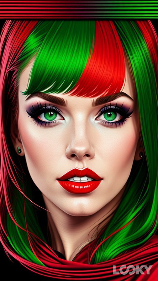 #Поп_арт #Аниме_Неон #Студия_Гибли #LOOKY_нейронка
