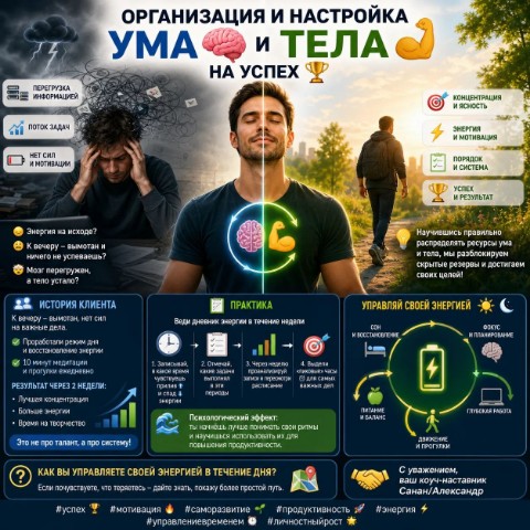 Санан Александр в LOOKY. #мотивация,#саморазвитие,#продуктивность,#энергия,#управлениевременем,#личностныйрост. Организация и настро...