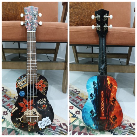 ukulelevitoriia в LOOKY. #росписьгитар,#подарокдугу,#ярмаркамастеров,#красивый,#странныедела. Укулеле с индивидуал...
