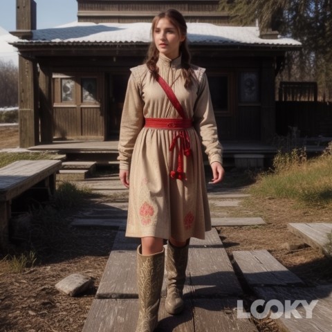 Фиона в LOOKY. #Боярыня,#LOOKY_нейронка,#1612. #Боярыня #LOOKY_нейр...