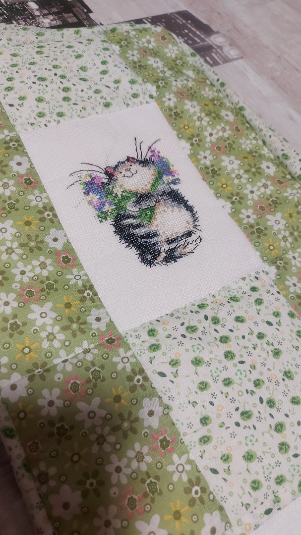yanzi в LOOKY — #вышивка #кот #милота #дляпроцесса [#crossstitch](crossstitc