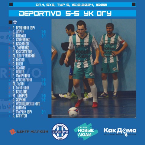deportivo_fc_orenburg в LOOKY. #DepotivoУКОГУ,#ЗаДепор,#deportivo_fc,#deportivo_fc_orenburg,#ЗаДепор,#WeAreDeportivo,#новыелюди,#новыелюдиоренбург,#людиважнее,#ассоциациямудрыхродителей. 🏆 ОПЛ, 5х5, ГРУППА ...