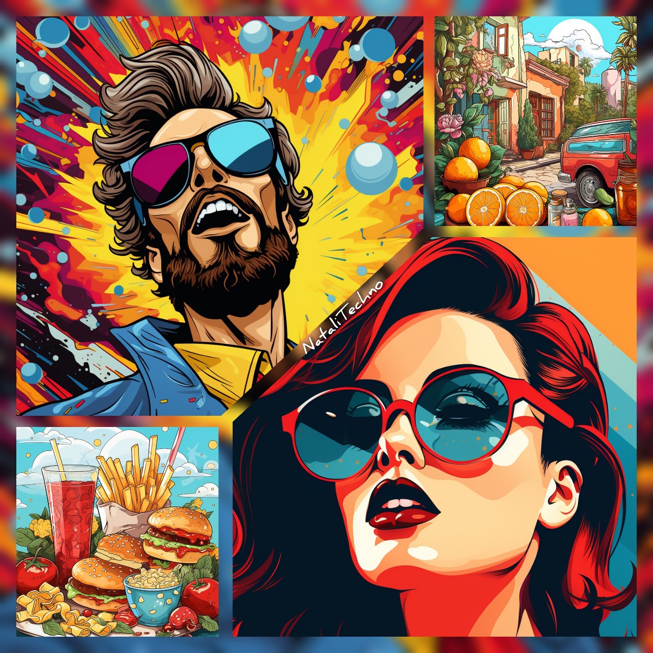 WORLD IN MY EYES в LOOKY — Яркие арты при помощи Нейросети Midjourney, от Natali Techno