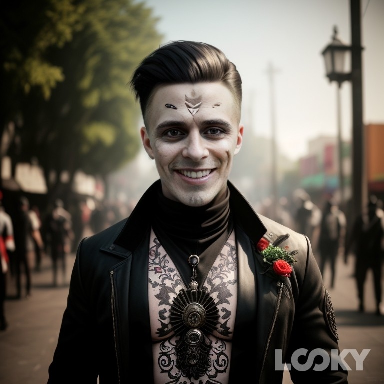 JonnyMan in LOOKY. #Хэллоуин_Мексика,#LOOKY_нейронка. #Хэллоуин_Мексика #L...