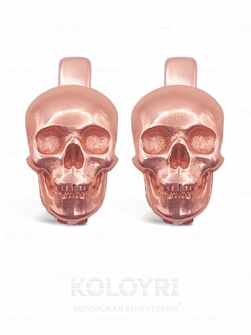 Юрий в LOOKY. #серьги,#черепа,#koloyri. Розовый цвет, традиц...