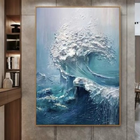 judy_paint в LOOKY. #картина,#картинавинтерьер,#картинамаслом,#подарок,#море,#морскойпейзаж. Большая картина с об...