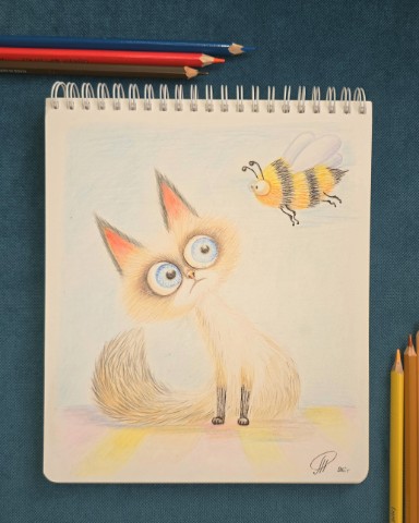 art_anna в LOOKY. #рисование,#скетчкарандашами,#рисуюдлядуши,#рисуюкакмогу,#люблюрисовать,#творчество,#творю,#скетч,#скетчу,#иллюстрация,#скетчцветнымикарандашами,#люблюрисовать,#художниксамоучка,#учусьрисовать,#рисуюкакмогу,#рисуюдлядуши,#looky_art. Котейка😻
.
.
.
.
.
...