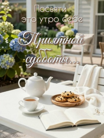 zhivie_otkritki_natali в LOOKY. #сДобрымУтром,#суббота,#времяпитьчай. 📝  Все дела подожду...