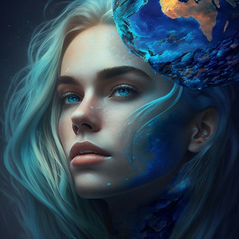 grand_loranewtime в LOOKY. . blue planet girl