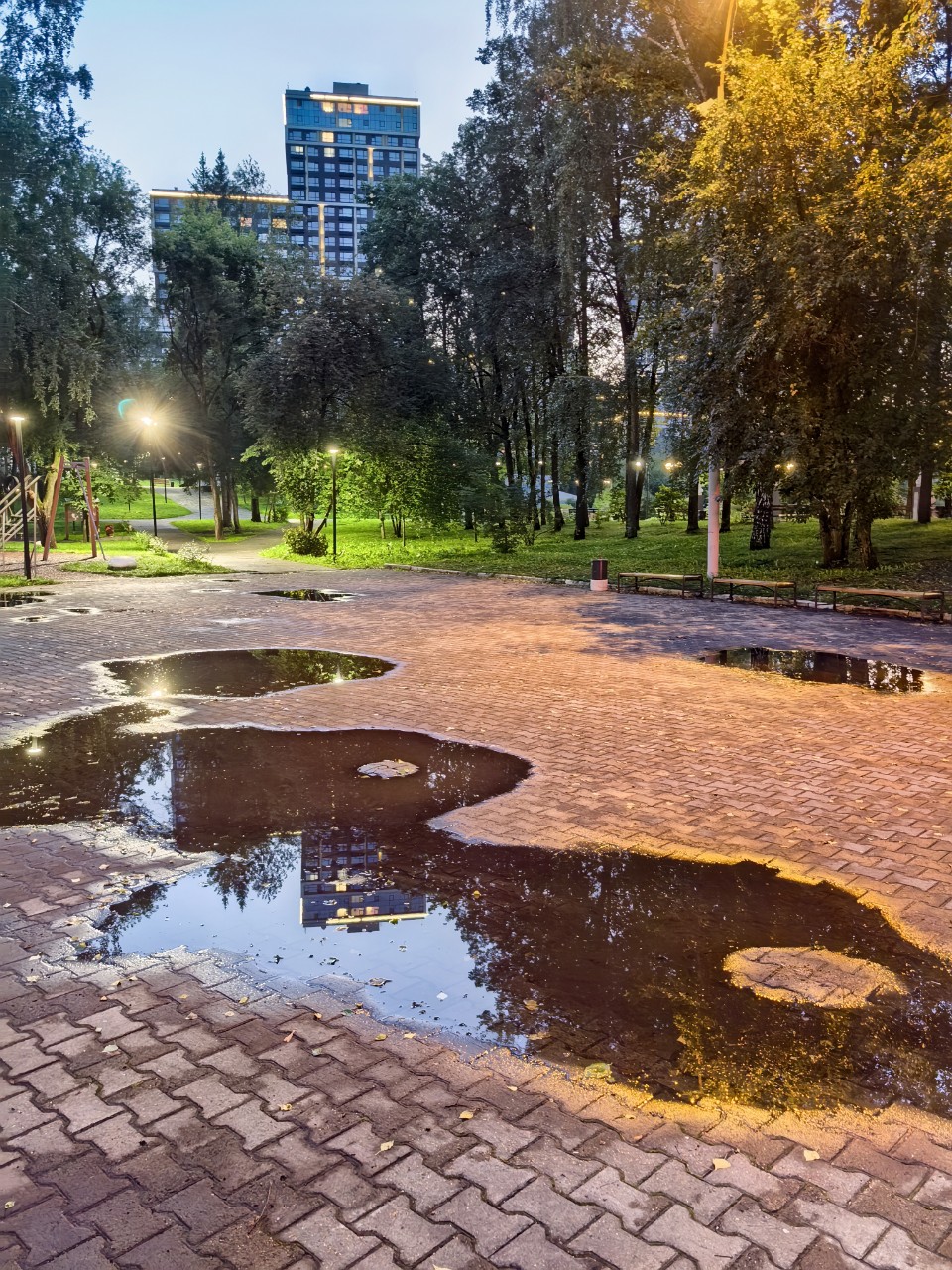 МойУрал в LOOKY — Вечерний парк Маяковского