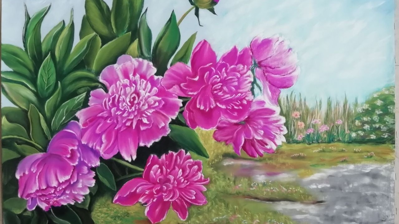 Любимые пионы. Сухая пастель 50х70.

Сухаяпастель#живопись#люберцы#интересныелюди#сухаяпастель#