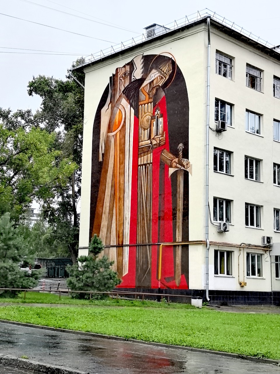МойУрал в LOOKY — Мурал " Александр Невский"