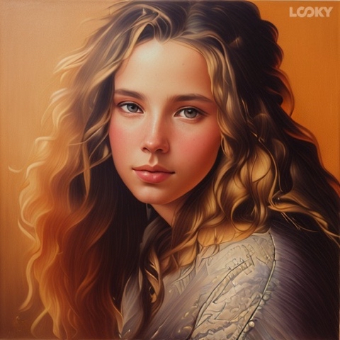 NEUROMANIAC в LOOKY. #looky_нейронка,#art,#neuromaniac,#neuralnetwork. Da vinci girl #looky...