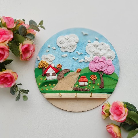 alesina_clay в LOOKY. . Ключница с декором и...