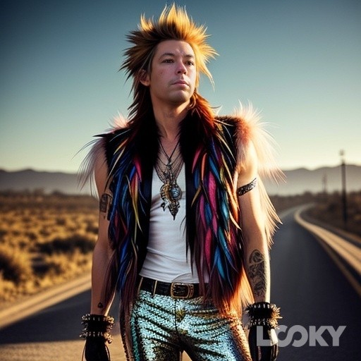 Артур Черкасов в LOOKY — #Глэм-рок_звезда #LOOKY_нейронка #АртурЧеркасов