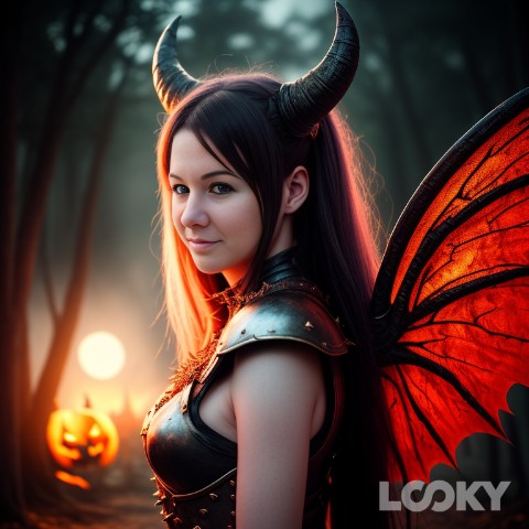 mara19910210 в LOOKY. #Хэллоуин_демоница,#LOOKY_нейронка. #Хэллоуин_демоница #...