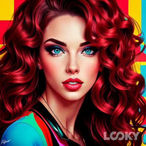 ФРАНЦЕВ в LOOKY. #Поп_арт,#Неон,#Футуризм,#LOOKY_нейронка,#арт,#art,#aiart. #Поп_арт #Неон #Футу...