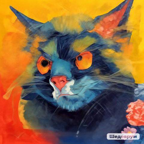 Artur_mos3D в LOOKY. #незлитешибу,#кот,#котики,#kitty. Это моя кошка в нейр...