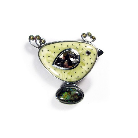 Сергей Бутаров в LOOKY. #птичка,#брошь,#дизайн,#handmade,#ювелирноеискусство,#ювелирныеукрашения,#sergboo,#авторскиеукрашения,#sergboo_птички. 🐤

Брошь-кулон ПТИЧ...