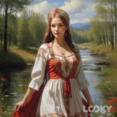 Новикова Аля в LOOKY. #Василиса_Прекрасная,#LOOKY_нейронка. #Василиса_Прекрасная...