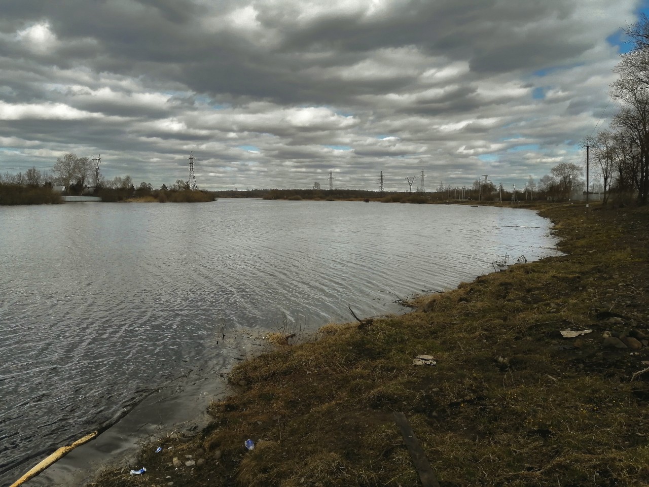 Весенний речной пейзаж, dramatic clouds - on
#весна #природа #облака