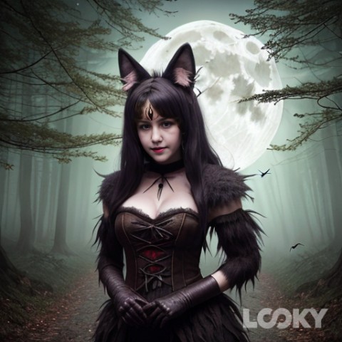 Looky_1699082067084 в LOOKY. #Хэллоуин_оборотень,#LOOKY_нейронка. #Хэллоуин_оборотень ...